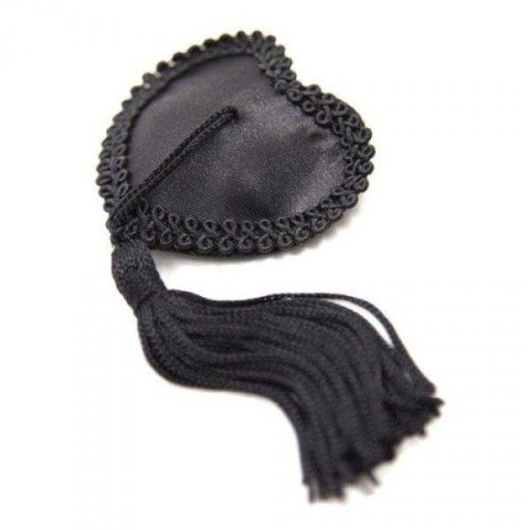 Nasutniki - Heart Nipples Tassels BLACK Nasutniki - Heart Nipples Tassels BLACK