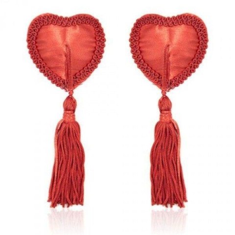 Nasutniki - Heart Nipples Tassels RED Nasutniki - Heart Nipples Tassels RED