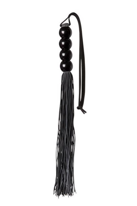 GP SILICONE FLOGGER WHIP BLACK GP SILICONE FLOGGER WHIP BLACK