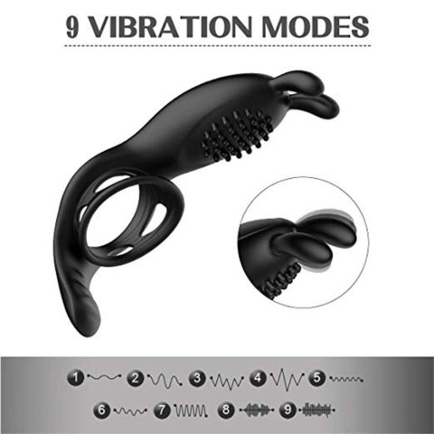 RabbitVibration Cock Ring with remote RabbitVibration Cock Ring with remote