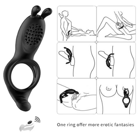 RabbitVibration Cock Ring with remote RabbitVibration Cock Ring with remote