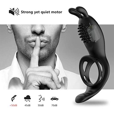 RabbitVibration Cock Ring with remote RabbitVibration Cock Ring with remote