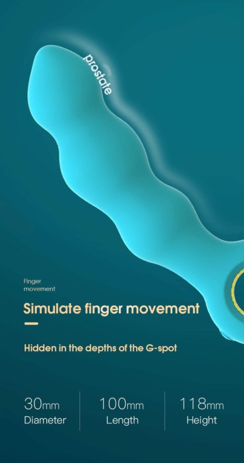 Stymulator-Angelo Male Prostate Triple Stimulation (blue) Stymulator-Angelo Male Prostate Triple Stimulation (blue)