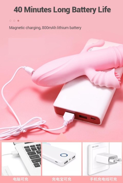 Wibrator-Ada USB -Pink Wibrator-Ada USB -Pink