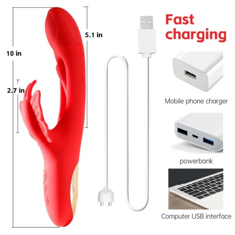 Butterfuly dual flicking vibrator Butterfuly dual flicking vibrator