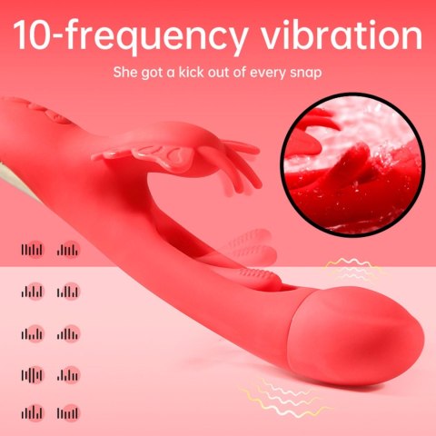 Butterfuly dual flicking vibrator Butterfuly dual flicking vibrator