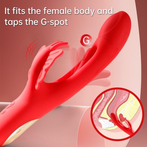 Butterfuly dual flicking vibrator Butterfuly dual flicking vibrator
