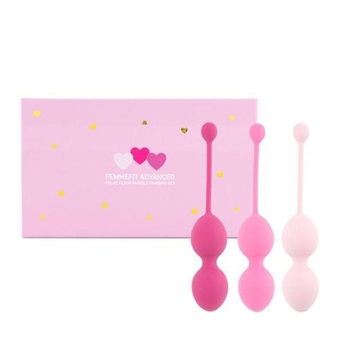 FeelzToys - FemmeFit Advanced Pelvic Muscle Training Set 3 pcs FeelzToys - FemmeFit Advanced Pelvic Muscle Training Set 3 pcs