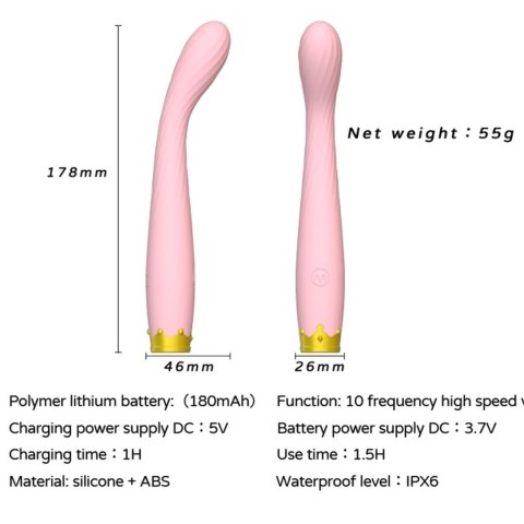 G SPOT VIBRATOR Pink G SPOT VIBRATOR Pink