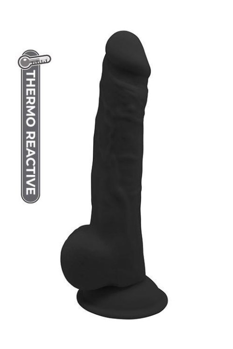 REAL LOVE DILDO 9.5INCH BLACK REAL LOVE DILDO 9.5INCH BLACK