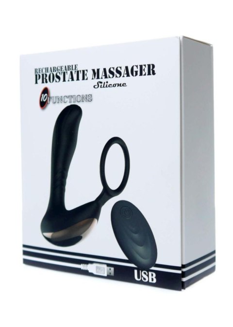 Stymulator-Prostate Massager with Ring USB 10 Function / Remote Control Stymulator-Prostate Massager with Ring USB 10 Function / Remote Control