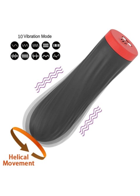 Stymulator-Rechargeable Silicone Touch Vibrator USB 10 Functions - Black Stymulator-Rechargeable Silicone Touch Vibrator USB 10 Functions - Black
