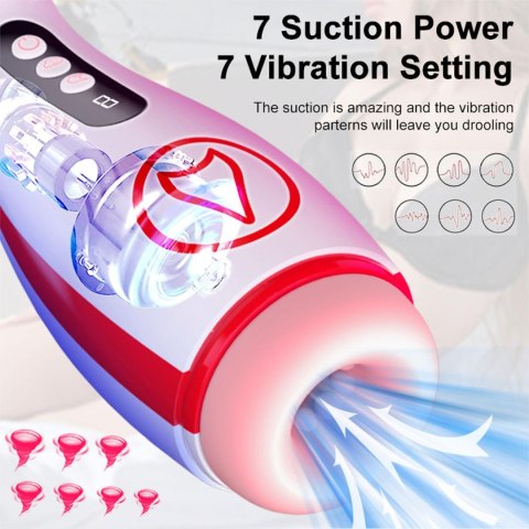 Masturbator - Vibrating Masturbation Cup , 7 Suction Power, 7 Vibration Setting Masturbator - Vibrating Masturbation Cup , 7 Suction Power, 7 Vibration Setting