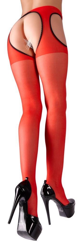 Pończochy - Sex Tights red L/XL Pończochy - Sex Tights red L/XL