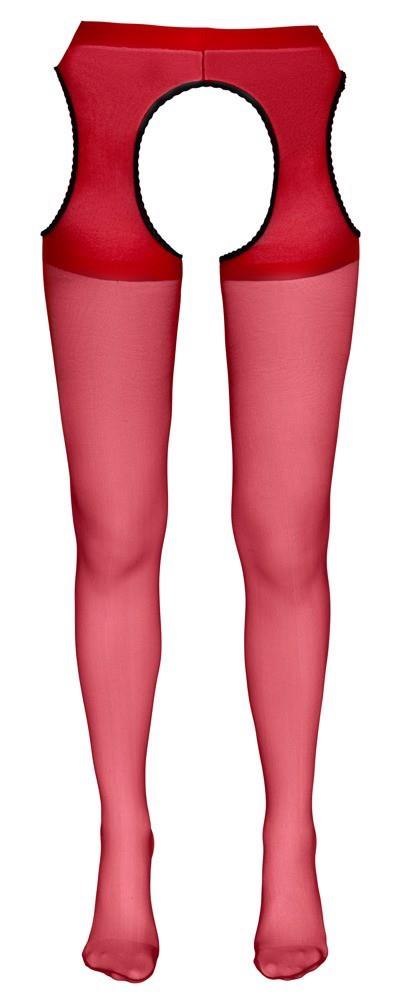 Pończochy - Sex Tights red L/XL Pończochy - Sex Tights red L/XL