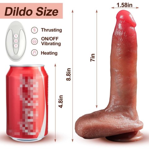 Wibrator-Silicone, 10 vibration modes 7 thrusting function, Heating Wibrator-Silicone, 10 vibration modes 7 thrusting function, Heating