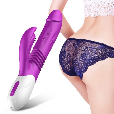 Wibrator-Silicone Vibrator USB 10 Function + Expander and Thrusting Function Wibrator-Silicone Vibrator USB 10 Function + Expander and Thrusting Function