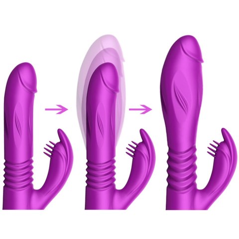 Wibrator-Silicone Vibrator USB 10 Function + Expander and Thrusting Function Wibrator-Silicone Vibrator USB 10 Function + Expander and Thrusting Function
