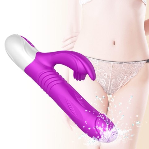 Wibrator-Silicone Vibrator USB 10 Function + Expander and Thrusting Function Wibrator-Silicone Vibrator USB 10 Function + Expander and Thrusting Function
