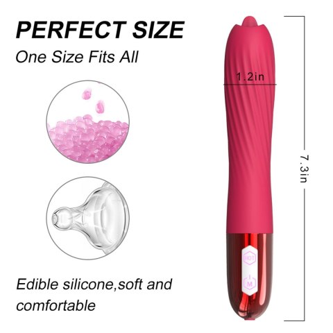 Wibrator-Silicone Vibrator USB, 10 vibration modes, Heating Wibrator-Silicone Vibrator USB, 10 vibration modes, Heating