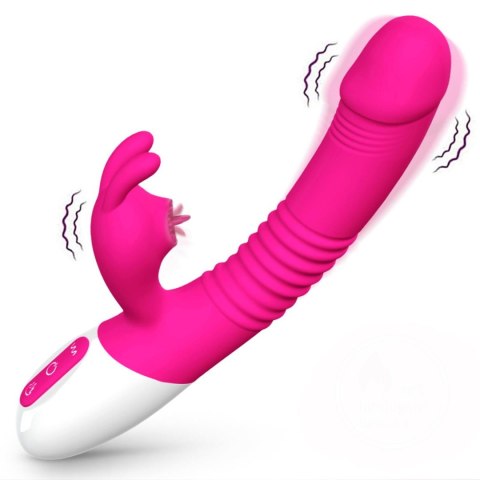 Wibrator- Silicone Vibrator USB 7 Powerful Licking and Thrusting Modes Wibrator- Silicone Vibrator USB 7 Powerful Licking and Thrusting Modes