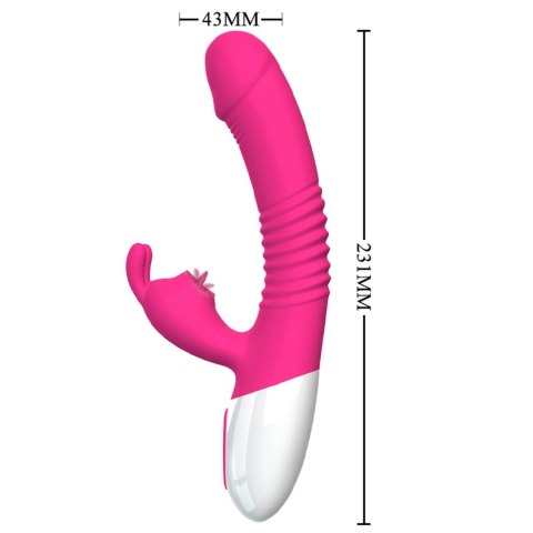 Wibrator- Silicone Vibrator USB 7 Powerful Licking and Thrusting Modes Wibrator- Silicone Vibrator USB 7 Powerful Licking and Thrusting Modes