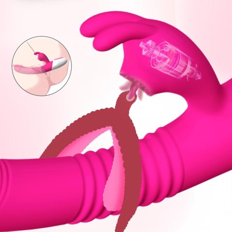 Wibrator- Silicone Vibrator USB 7 Powerful Licking and Thrusting Modes Wibrator- Silicone Vibrator USB 7 Powerful Licking and Thrusting Modes