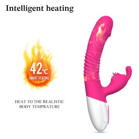 Wibrator- Silicone Vibrator USB 7 Powerful Licking and Thrusting Modes Wibrator- Silicone Vibrator USB 7 Powerful Licking and Thrusting Modes