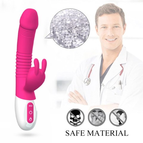 Wibrator- Silicone Vibrator USB 7 Powerful Licking and Thrusting Modes Wibrator- Silicone Vibrator USB 7 Powerful Licking and Thrusting Modes