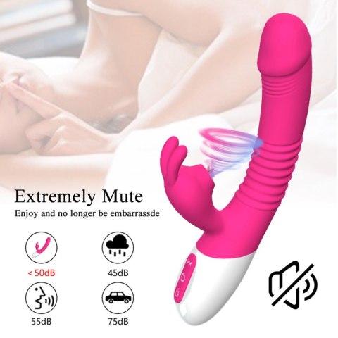 Wibrator- Silicone Vibrator USB 7 Powerful Licking and Thrusting Modes Wibrator- Silicone Vibrator USB 7 Powerful Licking and Thrusting Modes