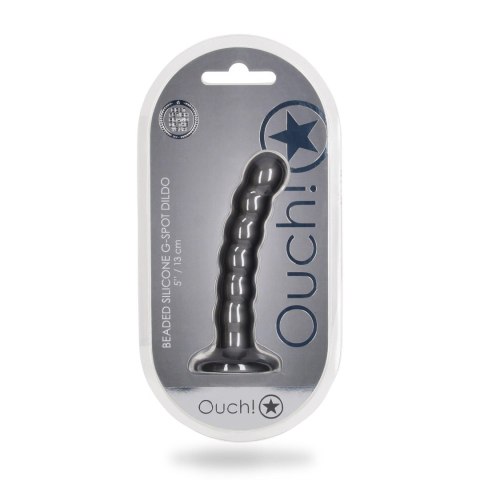 Beaded Silicone G-Spot Dildo - 5'' / 13 cm Beaded Silicone G-Spot Dildo - 5'' / 13 cm