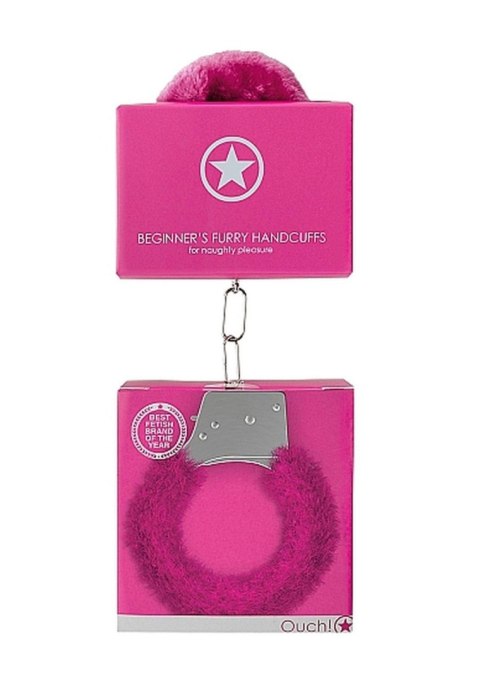 Beginner""s Handcuffs Furry - Pink Beginner""s Handcuffs Furry - Pink