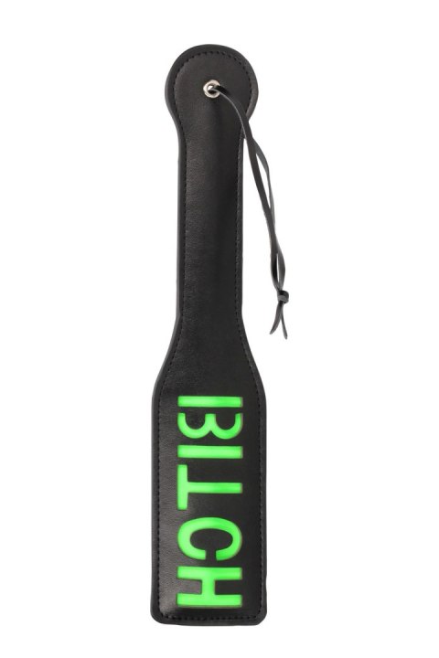 'Bitch'' Paddle - Glow in the Dark - Black/Neon Green 'Bitch'' Paddle - Glow in the Dark - Black/Neon Green