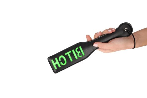 'Bitch'' Paddle - Glow in the Dark - Black/Neon Green 'Bitch'' Paddle - Glow in the Dark - Black/Neon Green