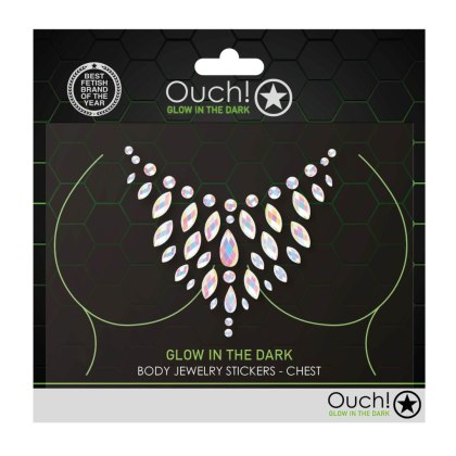 Ouch! - Naklejki na ciało - Body Jewelry Stickers - Chest