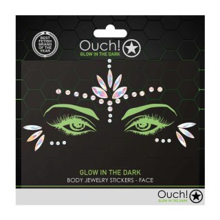Ouch! - Naklejki na twarz - Body Jewelry Stickers - Face