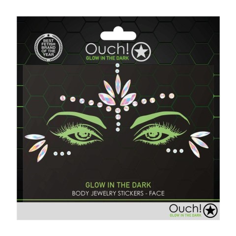 Ouch! - Naklejki na twarz - Body Jewelry Stickers - Face