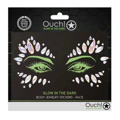 Ouch! - Naklejki na twarz - Body Jewelry Stickers - Face