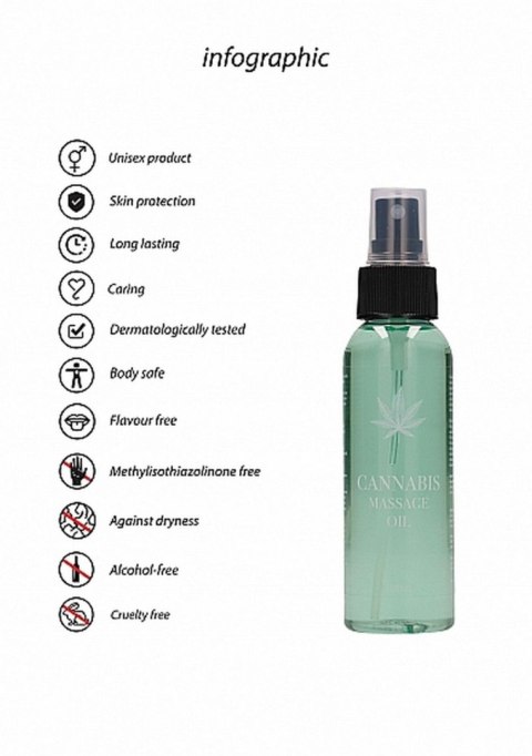 Pharmquests - Olejek do masażu - Cannabis Massage Oil - 100 ml Pharmquests - Olejek do masażu - Cannabis Massage Oil - 100 ml