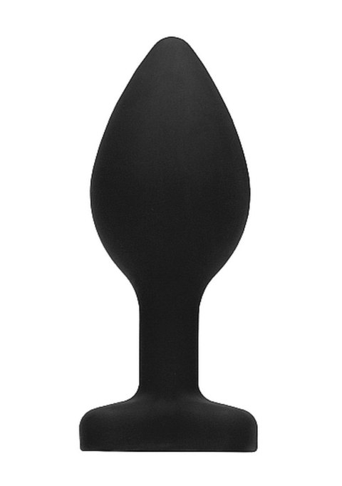 Diamond Heart Butt Plug - Regular - Black Diamond Heart Butt Plug - Regular - Black