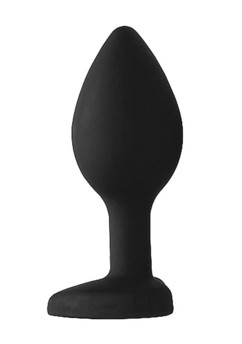 Diamond Heart Butt Plug - Regular - Black Diamond Heart Butt Plug - Regular - Black