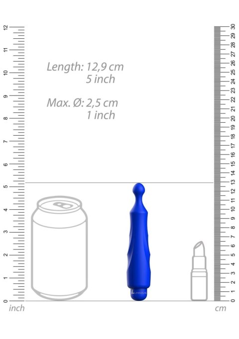Dido - ABS Bullet With Sleeve - 10-Speeds - Royal Blue Dido - ABS Bullet With Sleeve - 10-Speeds - Royal Blue