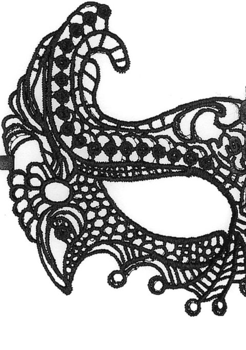 Empress Black Lace Mask - Black Empress Black Lace Mask - Black
