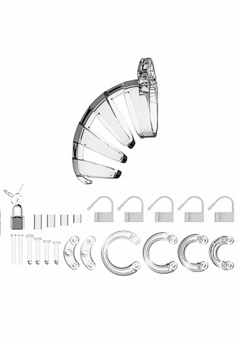 Model 02 - Chastity - 3.5"" - Cock Cage - Transparent Model 02 - Chastity - 3.5"" - Cock Cage - Transparent