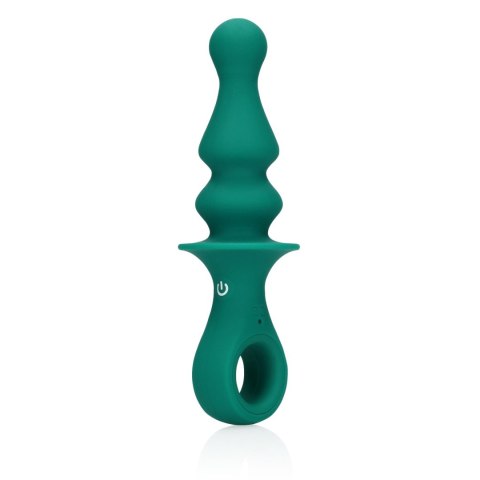 Pawn Shaped Anal Vibrator - Peacock Plume Pawn Shaped Anal Vibrator - Peacock Plume
