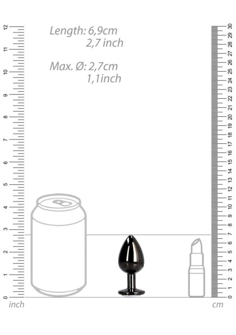 Round Gem Butt Plug - Small Round Gem Butt Plug - Small