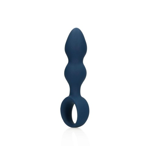 Teardrop Shaped Anal Plug - Large - Baltic Blue Teardrop Shaped Anal Plug - Large - Baltic Blue