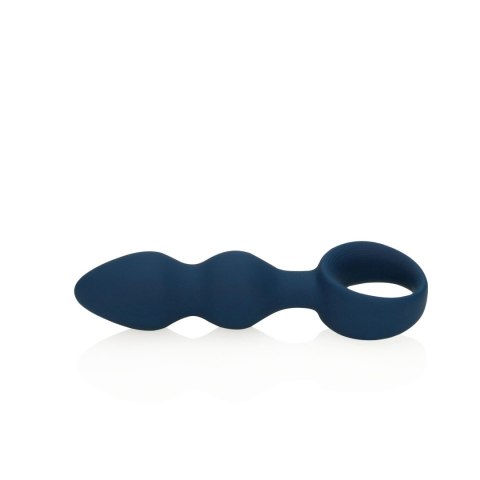 Teardrop Shaped Anal Plug - Medium - Baltic Blue Teardrop Shaped Anal Plug - Medium - Baltic Blue