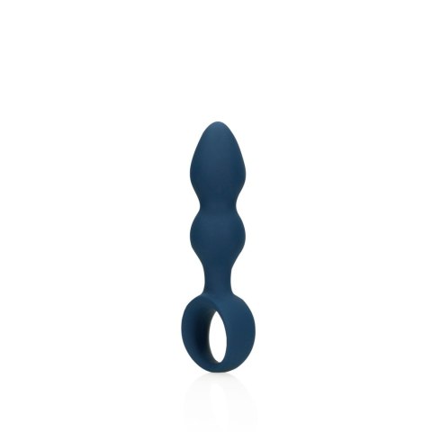 Teardrop Shaped Anal Plug - Medium - Baltic Blue Teardrop Shaped Anal Plug - Medium - Baltic Blue