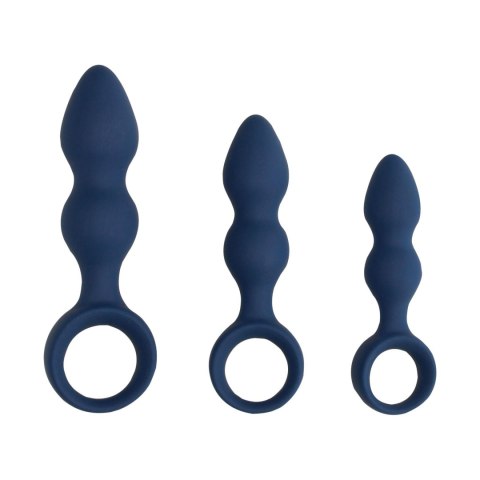Teardrop Shaped Anal Plug - Medium - Baltic Blue Teardrop Shaped Anal Plug - Medium - Baltic Blue